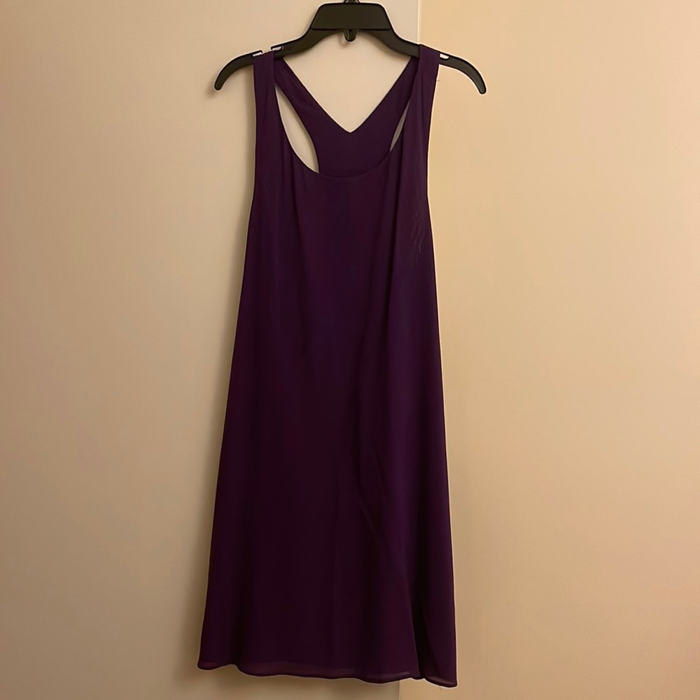 Alice & Olivia purple shift dress - size medium